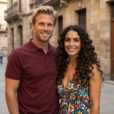 Tom from Denver and Marta from Spain who found romance through DatingSkillss