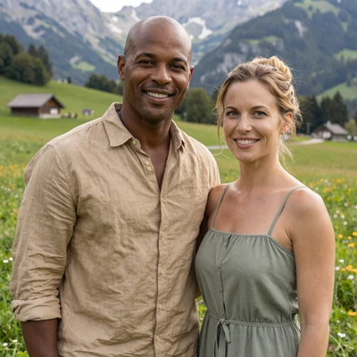Richard from Virginia and Katarina from Germany who found each other on DatingSkillss